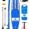 Two Bare Feet Archer (Allround XL) 10'10" X 33" X 6" Inflatable SUP Ultimate Pack (Blue)