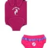 Essentials Baby Swim Kit - Wrap + Swim Nappy (Raspberry)