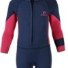 Two Bare Feet Squadron Baby Spring 3/2mm Wetsuit (Blue/ Fuchsia)