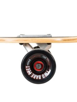 Two Bare Feet Bilbao 42in Canadian Maple Longboard Skateboard Complete (Black Wheels) -Surf Tide Motion bilbao 5