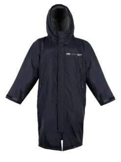 Two Bare Feet Weatherproof Riding Robe (Black/Charcoal)