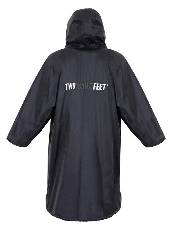Two Bare Feet Weatherproof Riding Robe (Black/Charcoal) 2 Two Bare Feet Weatherproof Riding Robe (Black/Charcoal) - Image 2