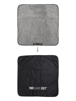 Two Bare Feet Weatherproof Changing Robe With Changing Mat (Black/Grey) -Surf Tide Motion black grey 4