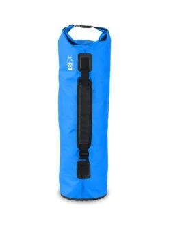 Two Bare Feet 30 Litre Waterproof Dry Bag / Inflatable Bodyboard Carry Bag (Blue) -Surf Tide Motion blue 30l back