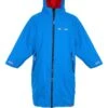 Two Bare Feet Weatherproof Changing Robe With Changing Mat (Blue/Red)
