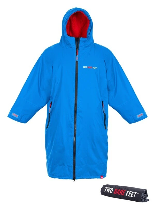 Two Bare Feet Kids Weatherproof Changing Robe With Changing Mat (Blue/Red) 1 Two Bare Feet Kids Weatherproof Changing Robe With Changing Mat (Blue/Red)