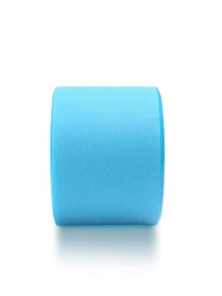 Sessions 78A Longboard Skateboard Wheels (70mm Blue) With Two Bare Feet Pro Series 7 Bearings -Surf Tide Motion blue side 1