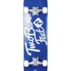TBF Boarding Co Complete Double Kick Skateboard (Blue)