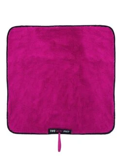 Two Bare Feet Changing Mat (Black/Raspberry)