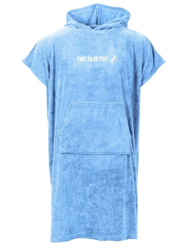 Two Bare Feet Adults Towelling Changing Robe (Light Blue) 1 Two Bare Feet Adults Towelling Changing Robe (Light Blue)
