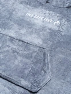 Two Bare Feet Kids Towelling Changing Robe (Grey) -Surf Tide Motion changing towels kids grey 3