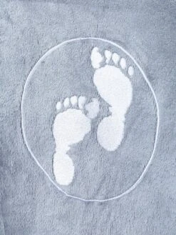 Two Bare Feet Kids Towelling Changing Robe (Grey) -Surf Tide Motion changing towels kids grey 4