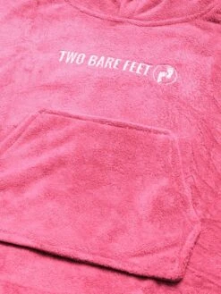 Two Bare Feet Kids Towelling Changing Robe (Hot Pink) -Surf Tide Motion changing towels kids hot pink 3