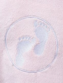 Two Bare Feet Kids Towelling Changing Robe (Light Pink) -Surf Tide Motion changing towels kids pink 4