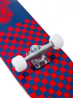 TBF Boarding Co Complete Double Kick Skateboard Checkmate (Blue / Red) 7 TBF Boarding Co Complete Double Kick Skateboard Checkmate (Blue / Red) -Surf Tide Motion checkmate blue red 3