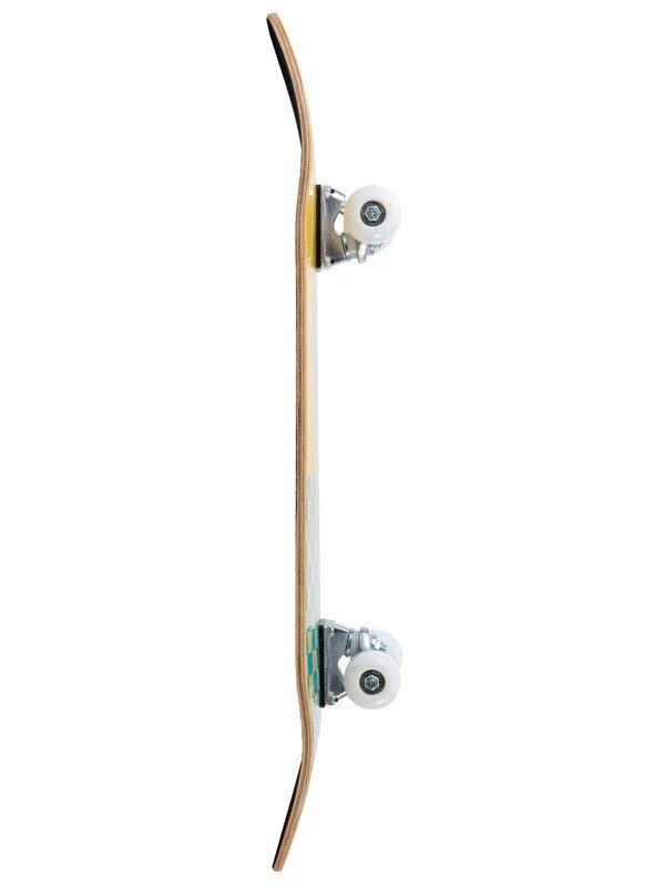 TBF Boarding Co Complete Double Kick Skateboard Checkmate (Yellow / Blue) 3 TBF Boarding Co Complete Double Kick Skateboard Checkmate (Yellow / Blue) - Image 3