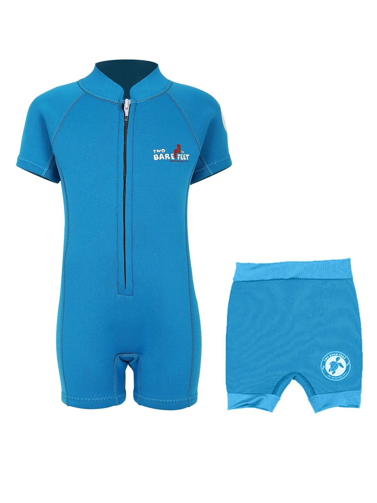 Essentials Baby Swim Kit - Classic Wetsuit + Nappy Shorts (Aqua) 1 Essentials Baby Swim Kit - Classic Wetsuit + Nappy Shorts (Aqua)