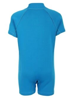 Essentials Baby Swim Kit - Classic Wetsuit + Towel + Bag (Aqua) -Surf Tide Motion classic baby aqua back 2 3