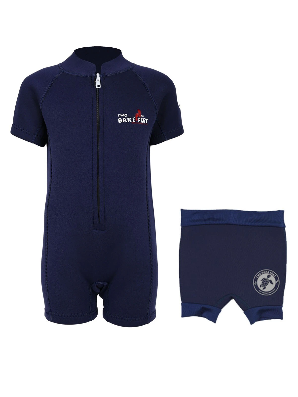 Essentials Baby Swim Kit - Classic Wetsuit + Nappy Shorts (Blue) 1 Essentials Baby Swim Kit - Classic Wetsuit + Nappy Shorts (Blue)