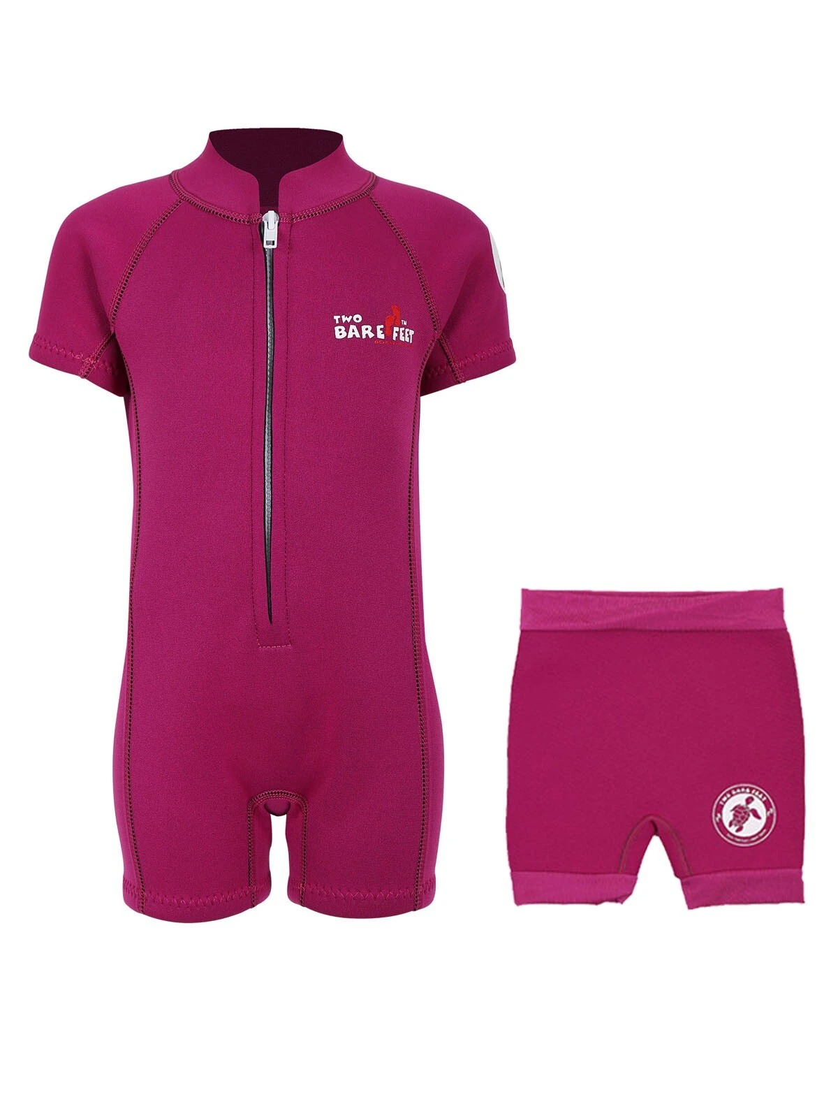 Essentials Baby Swim Kit - Classic Wetsuit + Nappy Shorts (Raspberry) 1 Essentials Baby Swim Kit - Classic Wetsuit + Nappy Shorts (Raspberry)