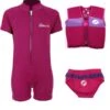 Essentials Baby Swim Kit - Classic Wetsuit + Swim Nappy + Swim Vest (Raspberry)