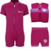 Essentials Baby Swim Kit - Classic Wetsuit + Nappy Shorts + Swim Vest (Raspberry)