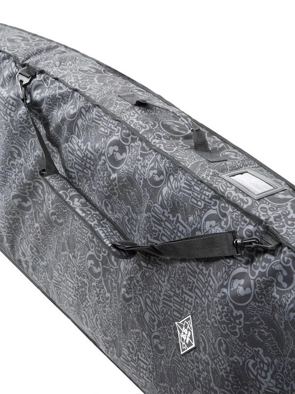 Classic Pattern 6'6" Surfboard Travel Bag (Black / Grey) 3 Classic Pattern 6'6" Surfboard Travel Bag (Black / Grey) - Image 3