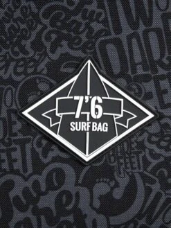 Classic Pattern 7'6" Surfboard Travel Bag (Black / Grey) 10 Classic Pattern 7'6" Surfboard Travel Bag (Black / Grey) -Surf Tide Motion cp surfboard bags 7 6 4