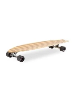 Two Bare Feet "The Deacon" 40in Bamboo Series Longboard Skateboard Complete (Black Wheels) -Surf Tide Motion deacon black 3