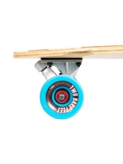 Two Bare Feet "The Deacon" 40in Bamboo Series Longboard Skateboard Complete (Blue Wheels) -Surf Tide Motion deacon blue 5