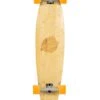 Two Bare Feet "The Deacon" 40in Bamboo Series Longboard Skateboard Complete (Orange Wheels)