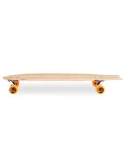 Two Bare Feet "The Deacon" 40in Bamboo Series Longboard Skateboard Complete (Orange Wheels) -Surf Tide Motion deacon orange 4