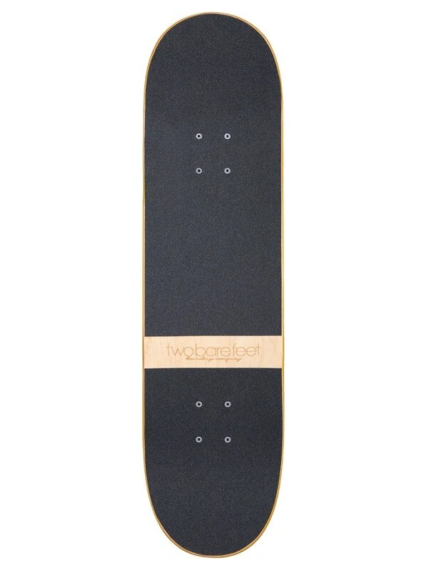 Two Bare Feet 7.75" Laser Logo Canadian Maple Skateboard Deck 2 Two Bare Feet 7.75" Laser Logo Canadian Maple Skateboard Deck - Image 2