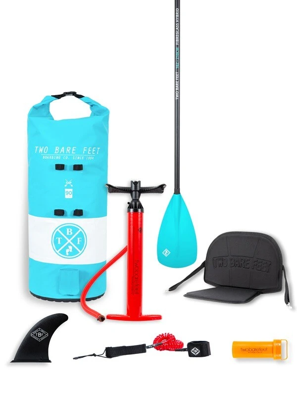 Two Bare Feet Entradia (Touring) 11'6" X 34" X 6" Inflatable SUP Deluxe Fibreglass Hybrid Pack (Aqua) 3 Two Bare Feet Entradia (Touring) 11'6" X 34" X 6" Inflatable SUP Deluxe Fibreglass Hybrid Pack (Aqua) - Image 3