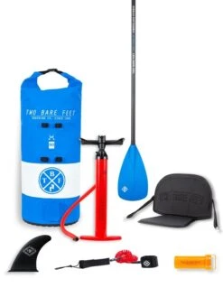 Two Bare Feet Archer (Allround XL) 10'10" X 33" X 6" Inflatable SUP Deluxe Fibreglass Hybrid Pack (Blue) -Surf Tide Motion deluxe fibreglass hybrid blue 1 7