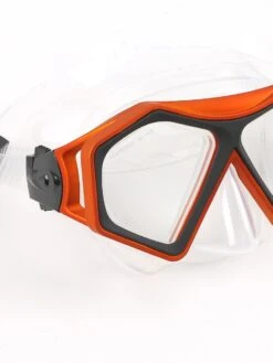 DiveSport Silicone Mask (Orange / Clear) 7 DiveSport Silicone Mask (Orange / Clear) -Surf Tide Motion divesport mask orange 02