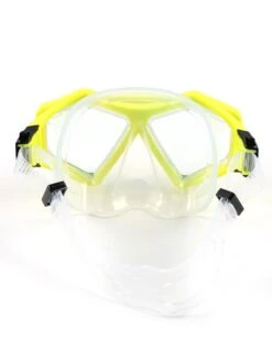 DiveSport Silicone Mask (Yellow / Clear) -Surf Tide Motion divesport mask yellow 06