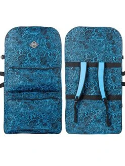 Two Bare Feet Space Double Bodyboard And Bag Bundle (Choice Of 33", 37", 41", 42", 44") -Surf Tide Motion double blue bag 7