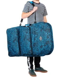 44" Double Bodyboard Bag (Blue Classic Pattern) -Surf Tide Motion double bodyboard bag blue 4