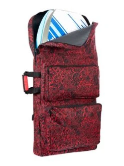 44" Double Bodyboard Bag (Red Classic Pattern) -Surf Tide Motion double bodyboard bag red 3