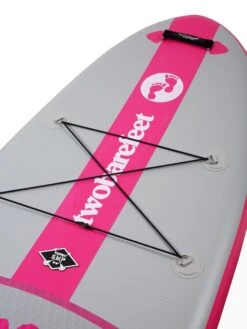 Two Bare Feet Entradia (Allround XL) 10'10" X 34" X 6" Inflatable SUP Deluxe Carbon Hybrid Pack (Pink) -Surf Tide Motion entradia 10 10 1 pink 2