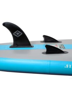 Two Bare Feet Entradia (Allround XL) 10'10" X 34" X 6" Inflatable SUP Deluxe Fibreglass Hybrid Pack (Aqua) -Surf Tide Motion entradia 10 10 3 aqua 1