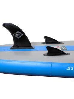 Two Bare Feet Entradia (Allround XL) 10'10" X 34" X 6" Inflatable SUP Deluxe Fibreglass Hybrid Pack (Blue) -Surf Tide Motion entradia 10 10 3 blue 1