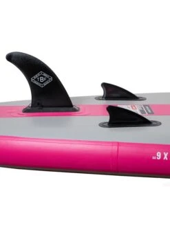 Two Bare Feet Entradia (Allround XL) 10'10" X 34" X 6" Inflatable SUP Deluxe Fibreglass Hybrid Pack (Pink) -Surf Tide Motion entradia 10 10 3 pink 1