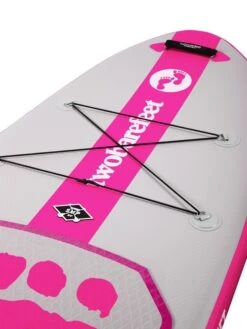 Two Bare Feet Entradia (Allround) 10'6" X 34" X 4.75" Inflatable SUP Ultimate Pack (Pink) -Surf Tide Motion entradia 10 6 1 pink 3