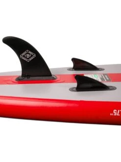 Two Bare Feet Entradia (Allround) 10'6" X 34" X 4.75" Inflatable SUP Deluxe Fibreglass Hybrid Pack (Red) -Surf Tide Motion entradia 10 6 3 red 1