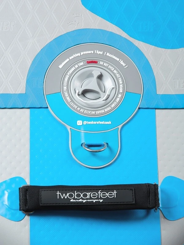 Two Bare Feet Entradia (Allround) 10'6" X 34" X 4.75" Inflatable SUP Deluxe Fibreglass Hybrid Pack (Aqua) 7 Two Bare Feet Entradia (Allround) 10'6" X 34" X 4.75" Inflatable SUP Deluxe Fibreglass Hybrid Pack (Aqua) - Image 7