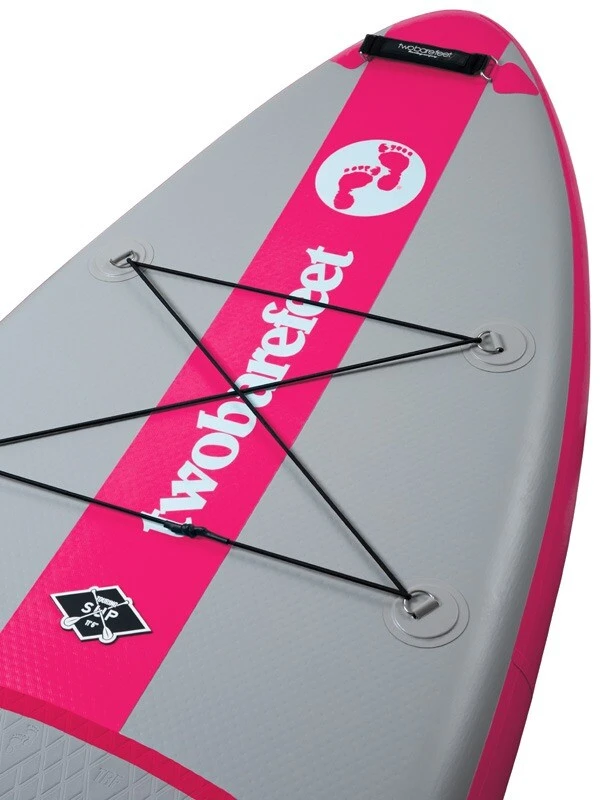Two Bare Feet Entradia (Touring) 11'6" X 34" X 6" Inflatable SUP Deluxe Fibreglass Hybrid Pack (Pink) 4 Two Bare Feet Entradia (Touring) 11'6" X 34" X 6" Inflatable SUP Deluxe Fibreglass Hybrid Pack (Pink) - Image 4