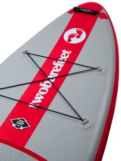 Two Bare Feet Entradia (Touring) 11'6" X 34" X 6" Inflatable SUP Deluxe Carbon Hybrid Pack (Red) -Surf Tide Motion entradia 11 6 1 red 2