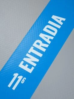 Two Bare Feet Entradia (Touring) 11'6" X 34" X 6" Inflatable SUP Deluxe Fibreglass Hybrid Pack (Blue) -Surf Tide Motion entradia 11 6 5 blue 1